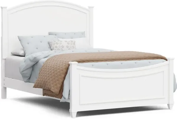 Kids Jaclyn Lane White Full Panel Bed