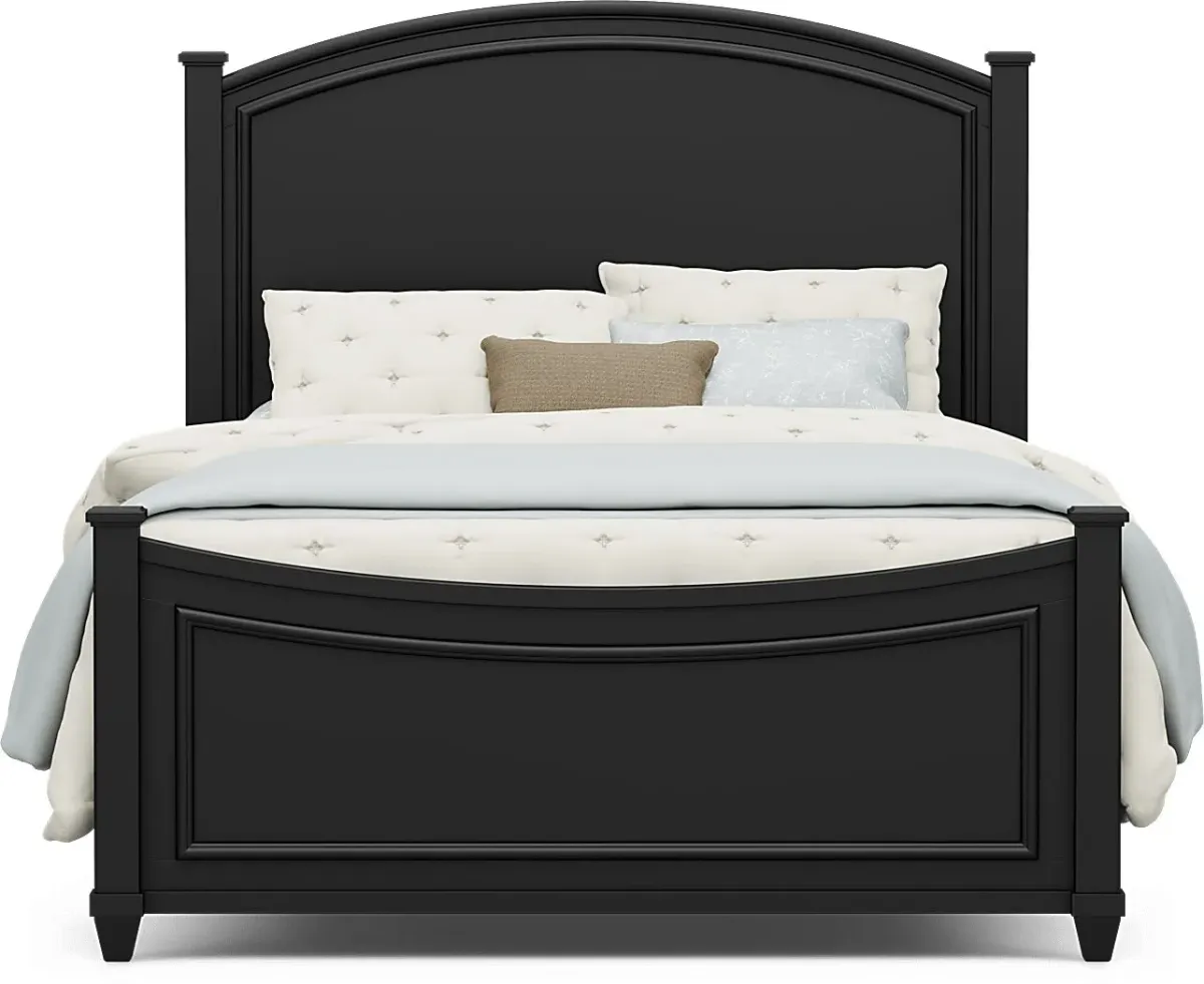 Kids Jaclyn Lane Black Full Panel Bed