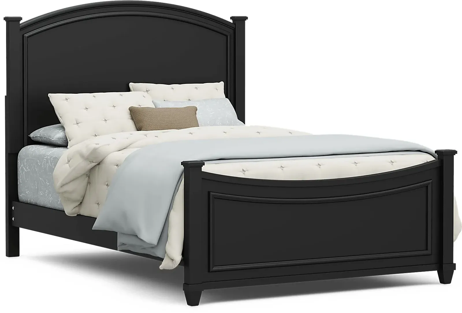 Kids Jaclyn Lane Black Full Panel Bed