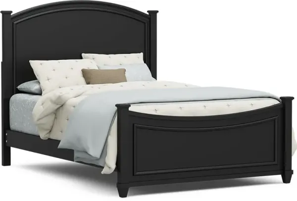 Kids Jaclyn Lane Black Full Panel Bed