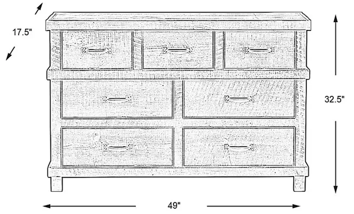 Kids Montana 2.0 Espresso Dresser