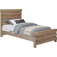 Kids Montana 2.0 Driftwood 3 Pc Twin Panel Bed