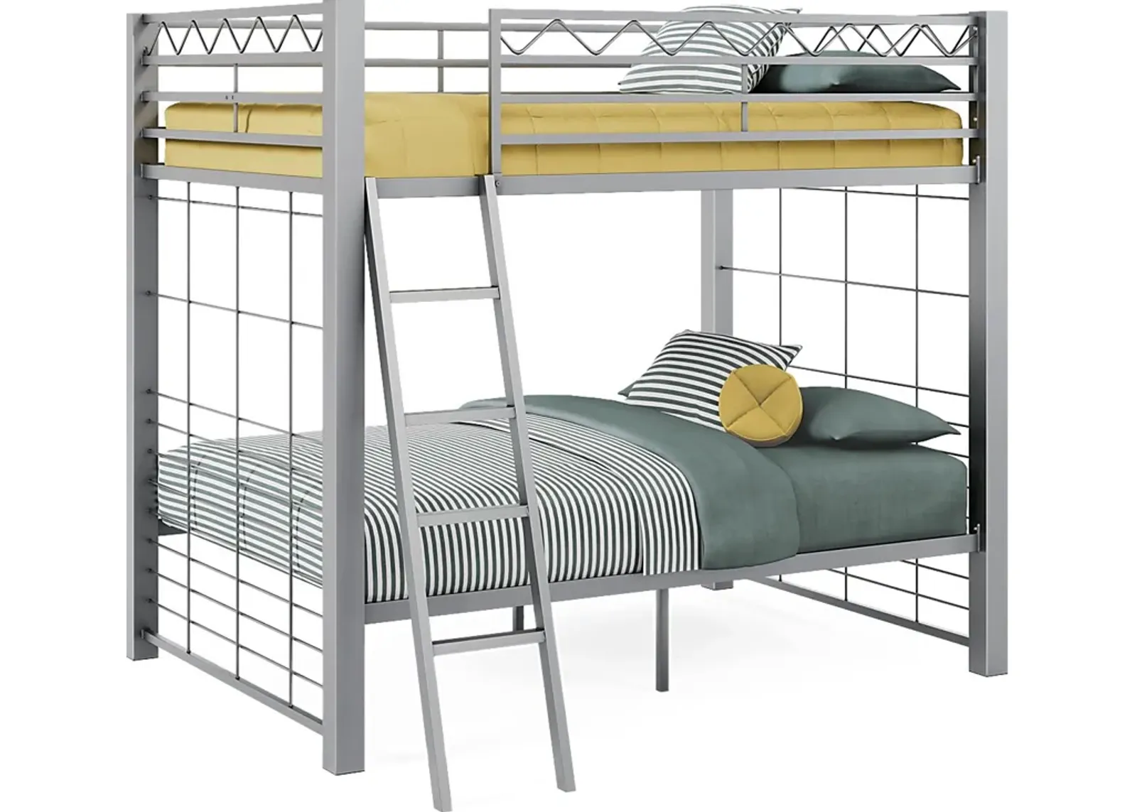 Build-A-Bunk Gray Full/Full Bunk Bed