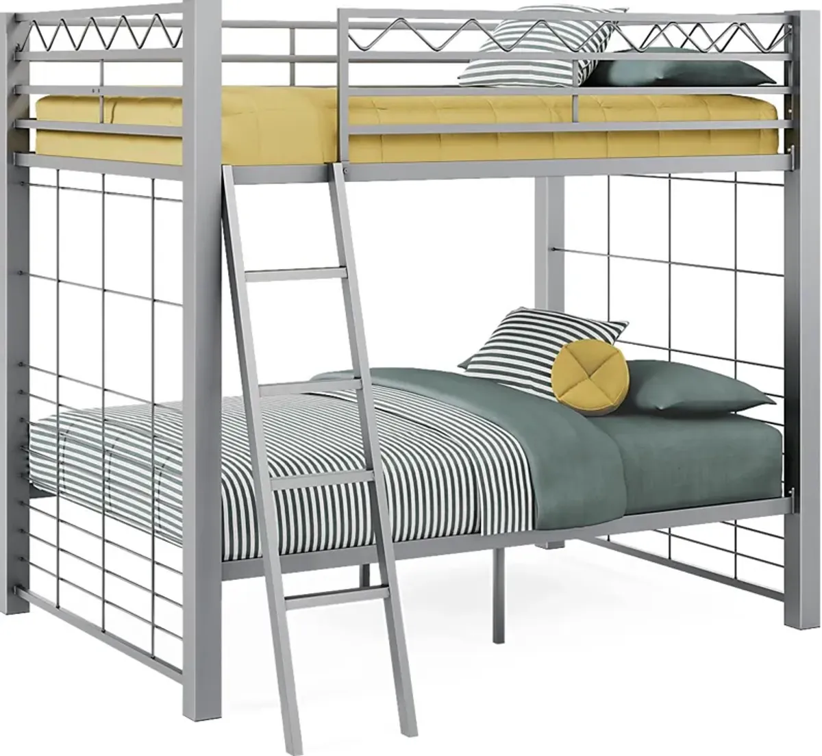 Build-A-Bunk Gray Full/Full Bunk Bed