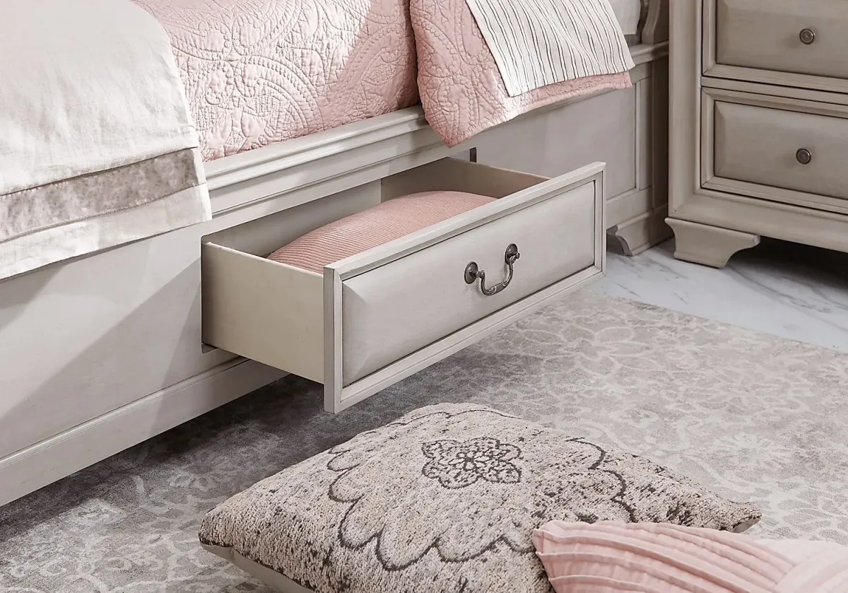 Kids Mill Valley Jr. White Twin Storage Bed