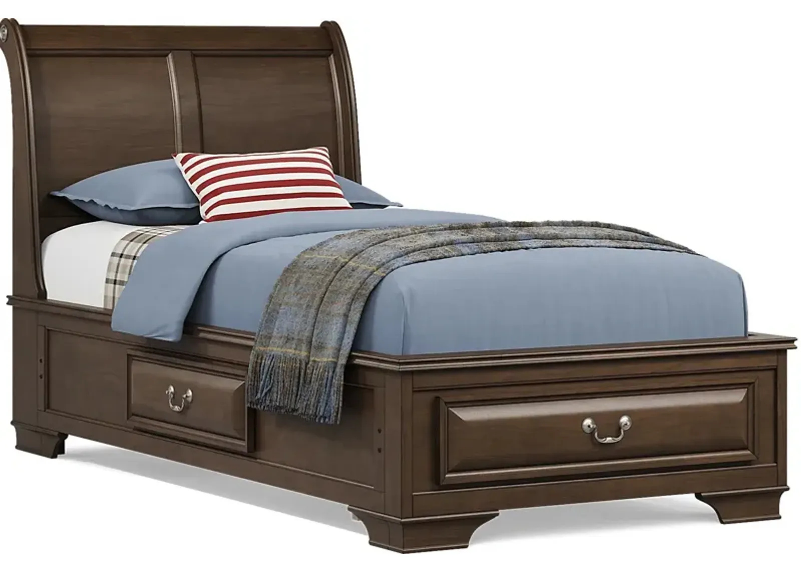 Kids Mill Valley Jr. Cherry 3 Pc Twin Storage Bed