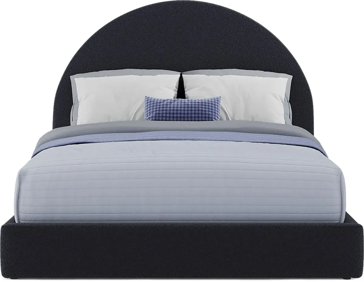 Kids Moonstone Navy Full Upholstered Bed