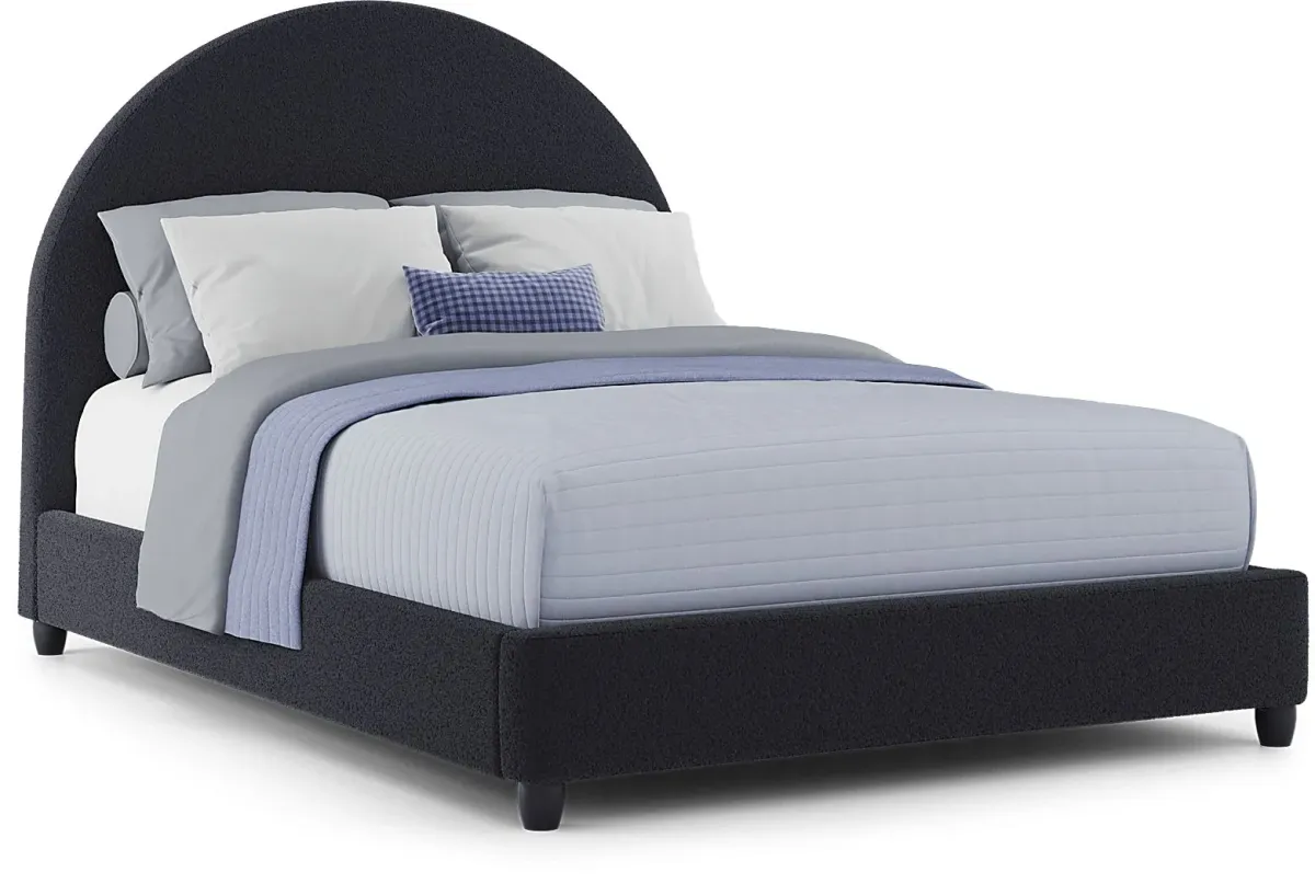 Kids Moonstone Navy Full Upholstered Bed