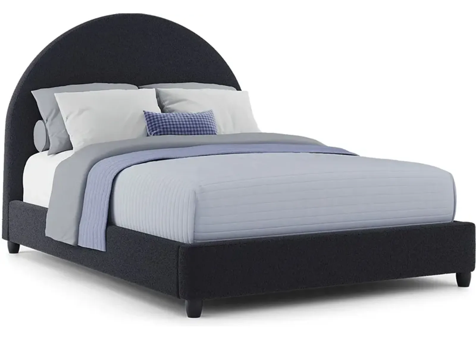 Kids Moonstone Navy 3 Pc Full Upholstered Bed