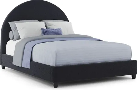 Kids Moonstone Navy 3 Pc Full Upholstered Bed