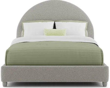 Kids Moonstone Gray 3 Pc Full Upholstered Bed