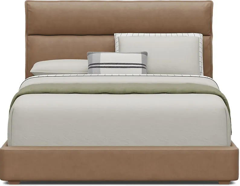 Kids Cloud9 Saddle Full Upholstered Bed