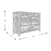 Kids Barringer Place Brown Cherry Dresser