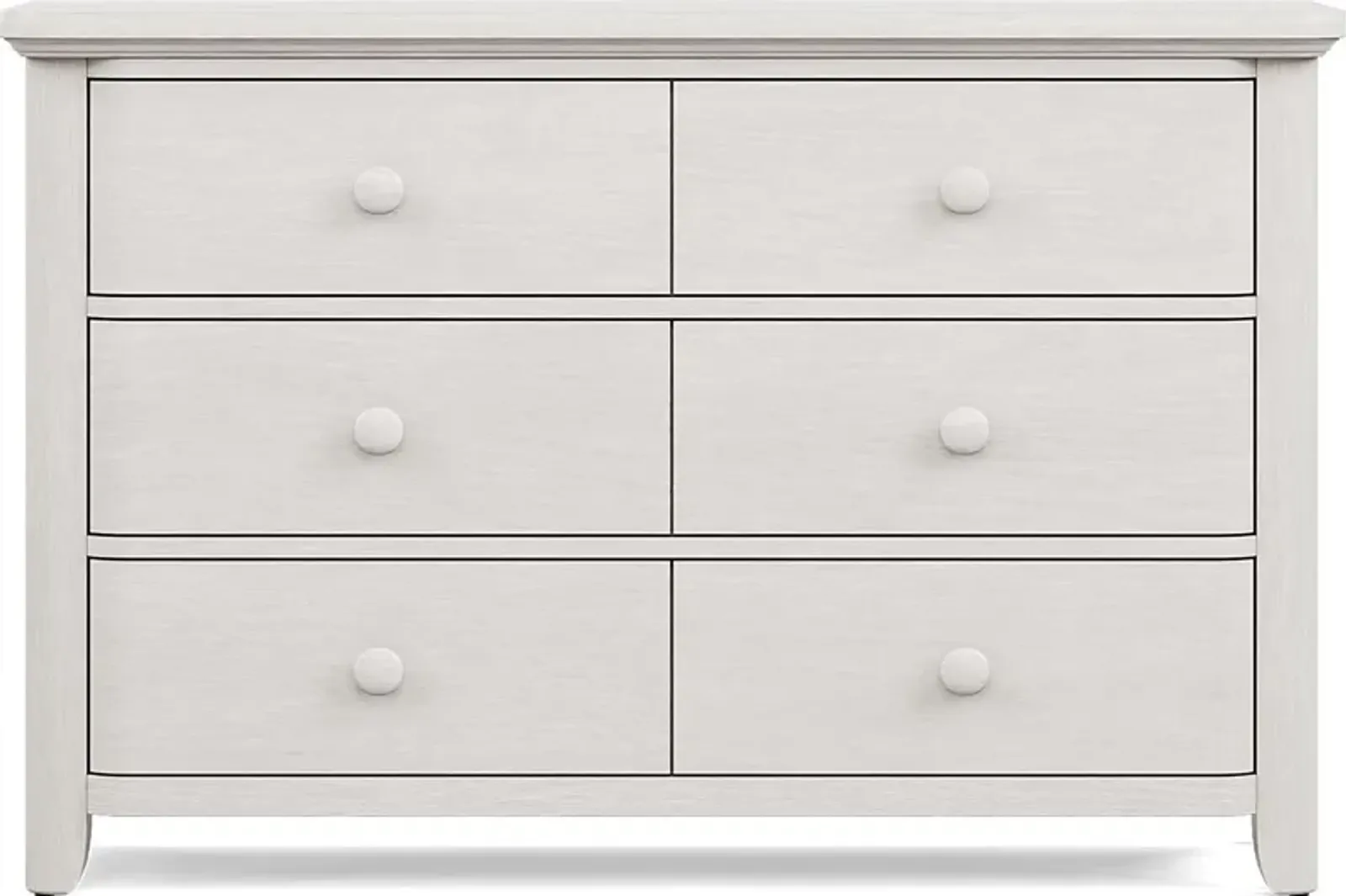 Kids South Bend Washed White Dresser