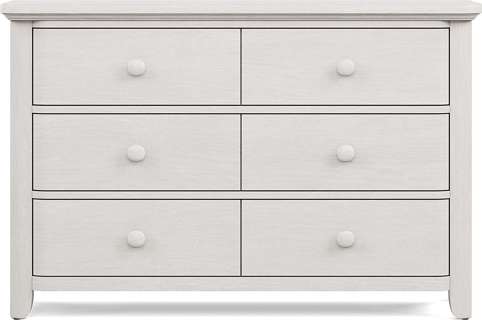 Kids South Bend Washed White Dresser