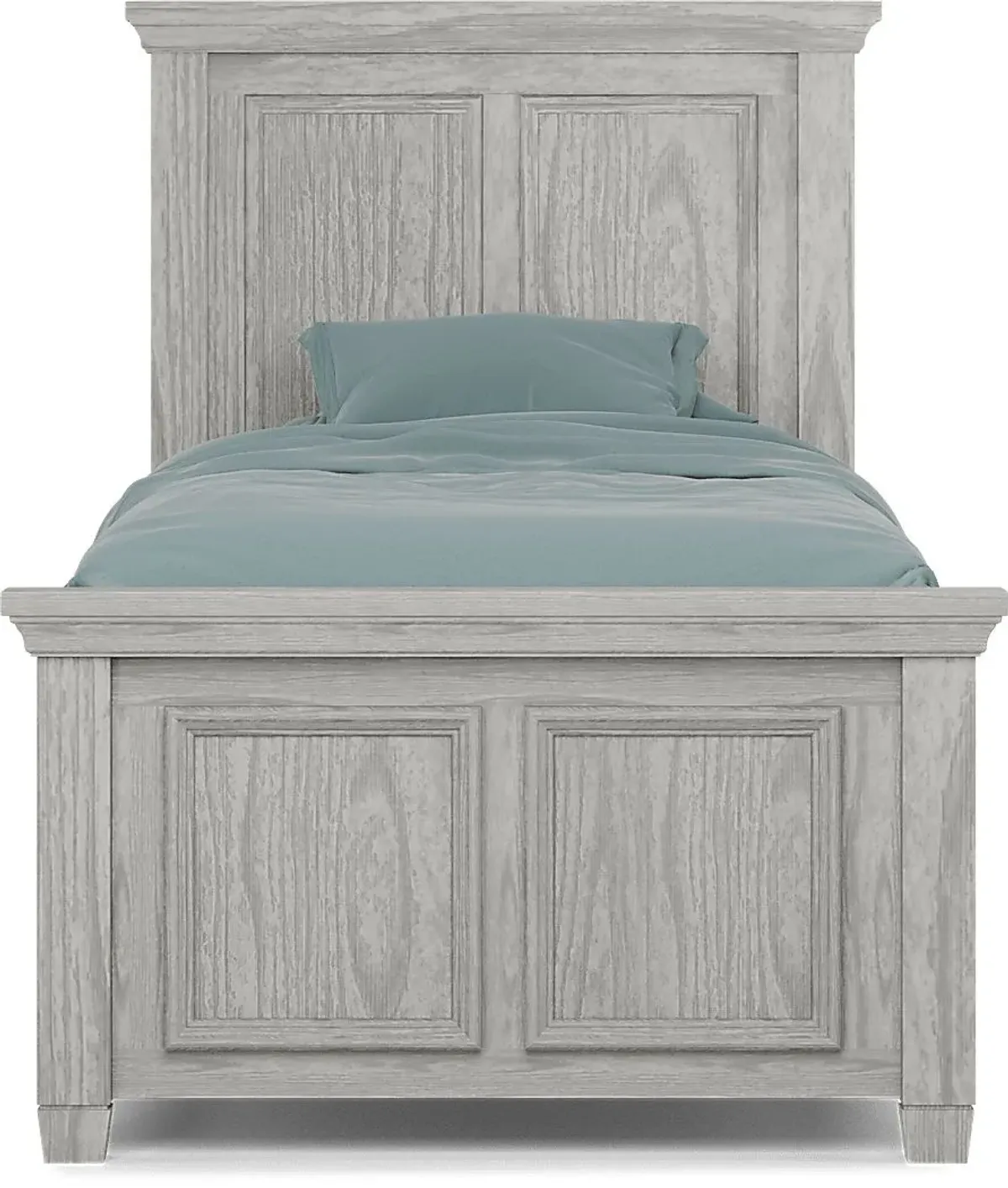 Kids Canyon Lake Ash Gray 3 Pc Twin Panel Bed