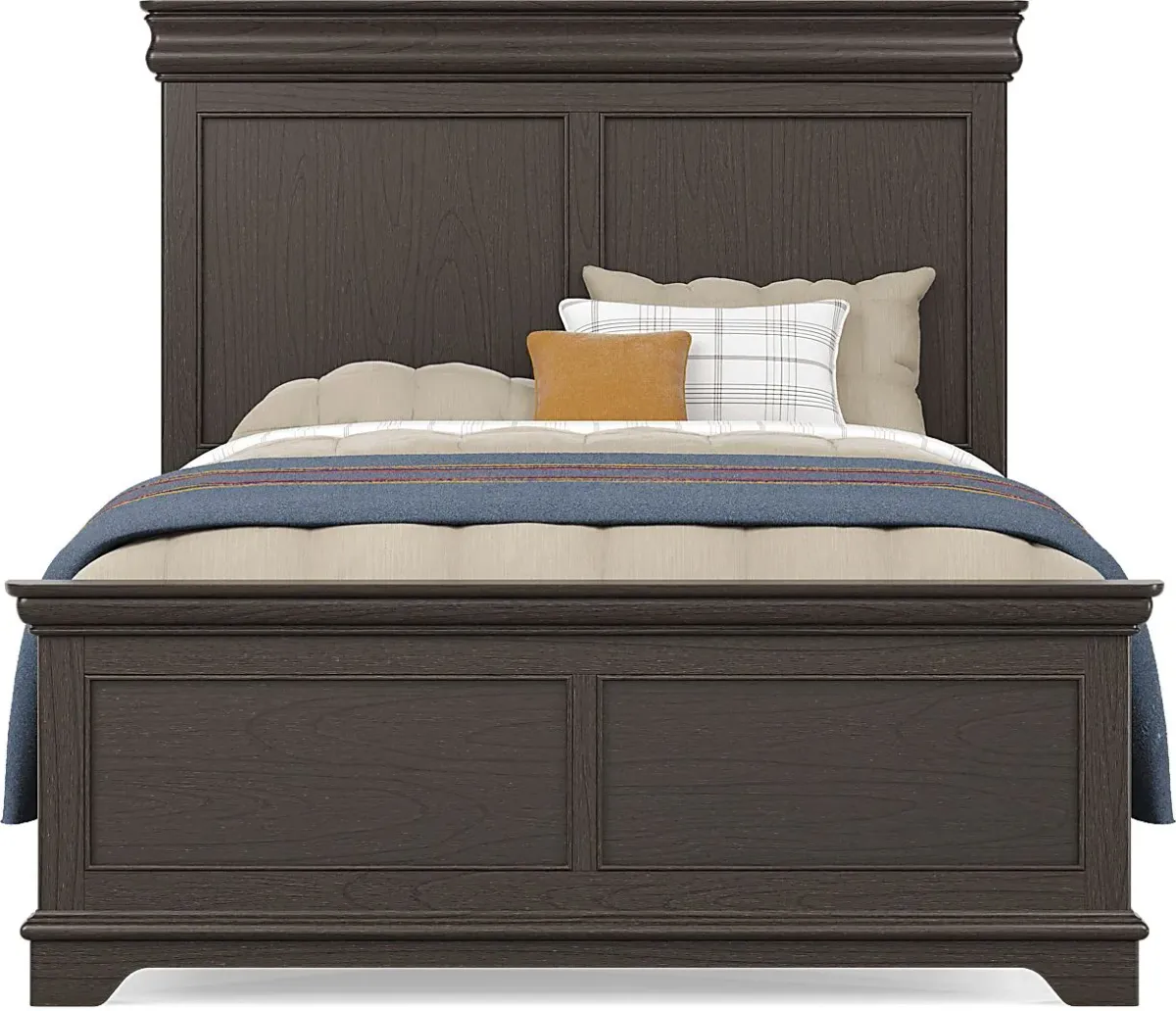 Kids Oberon Chocolate Full Panel Bed