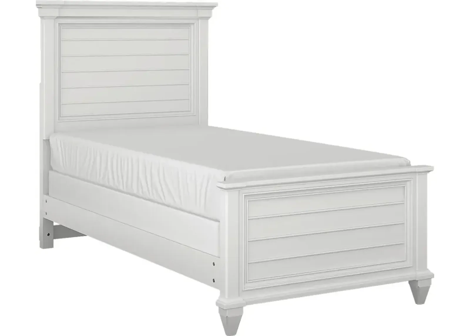 Kids Hilton Head White 3 Pc Twin Panel Bed