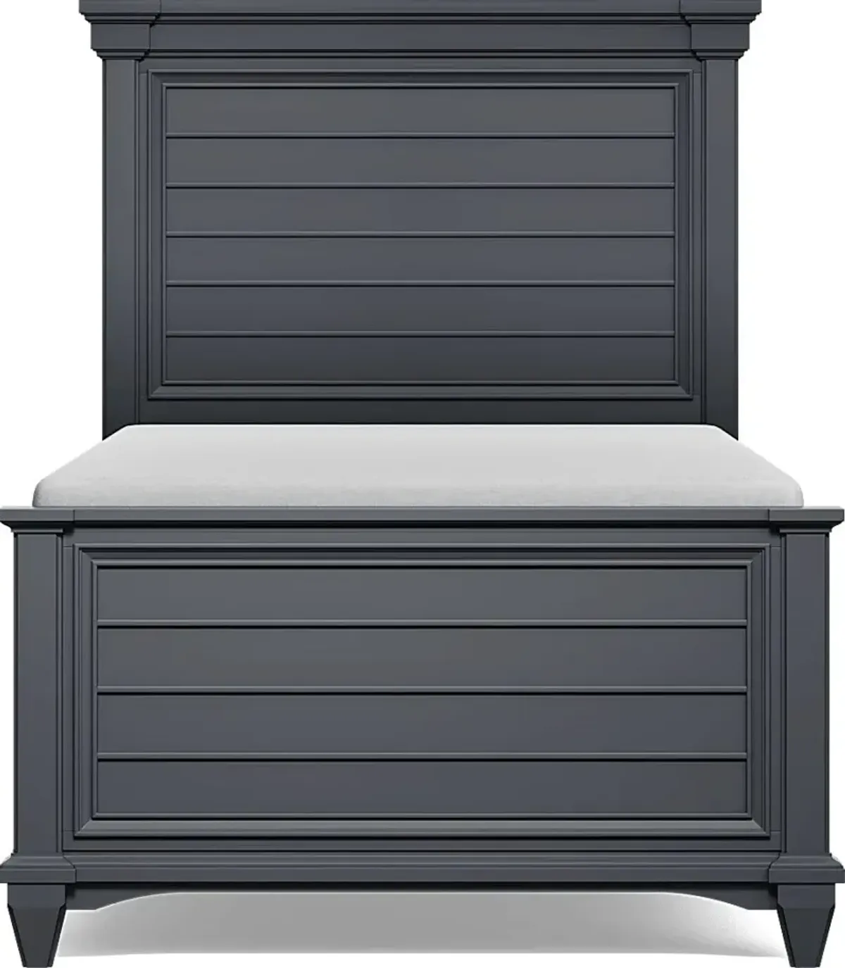 Kids Hilton Head Graphite Twin Panel Bed