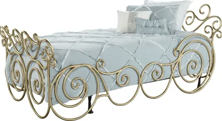 Disney Princess Fairytale Royal Gold 3 Pc Full Carriage Bed