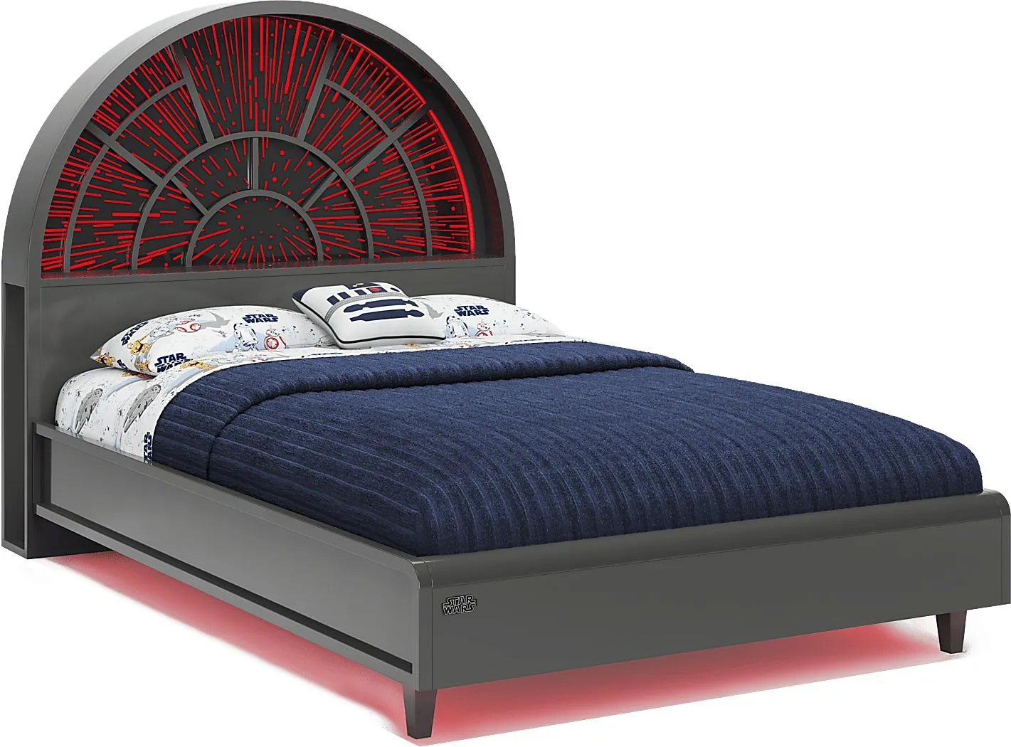 Kids Star Wars Millennium Falcon Lightspeed Carbonite 3 Pc Full Platform Bed