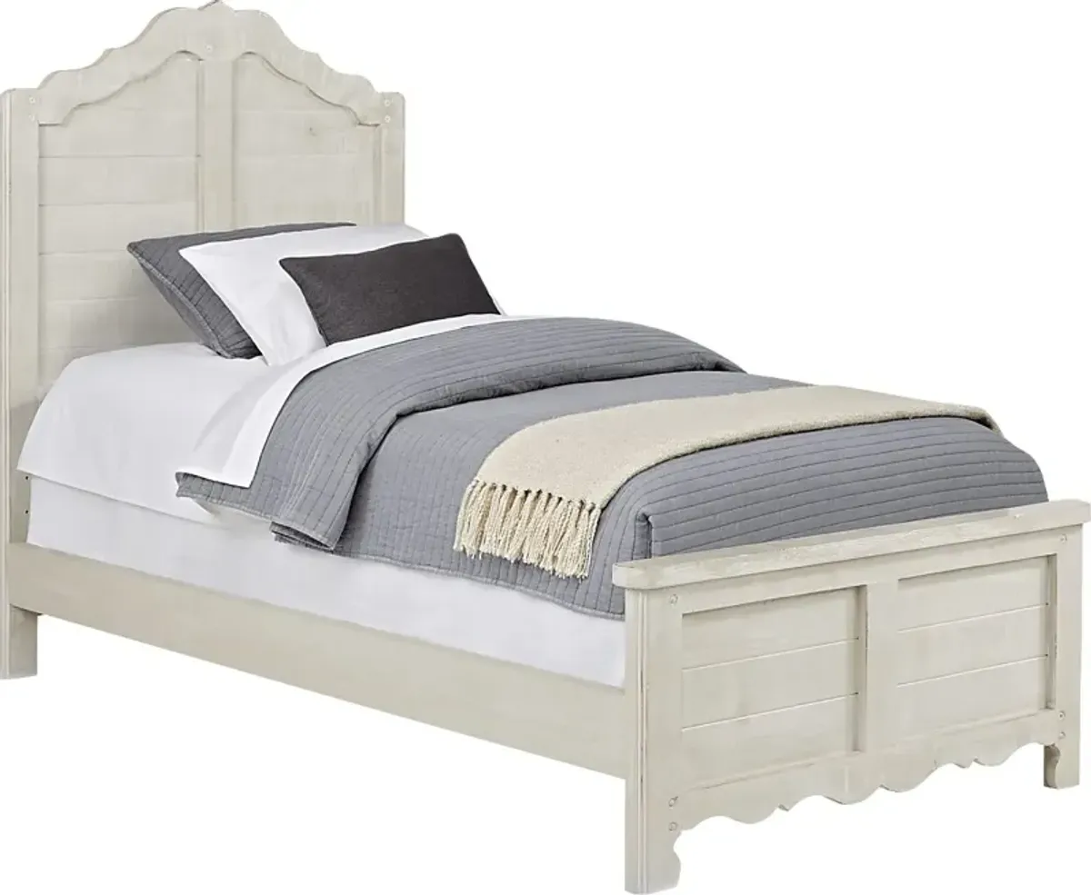 Kids Caraway Cove Gray 3 Pc Twin Panel Bed