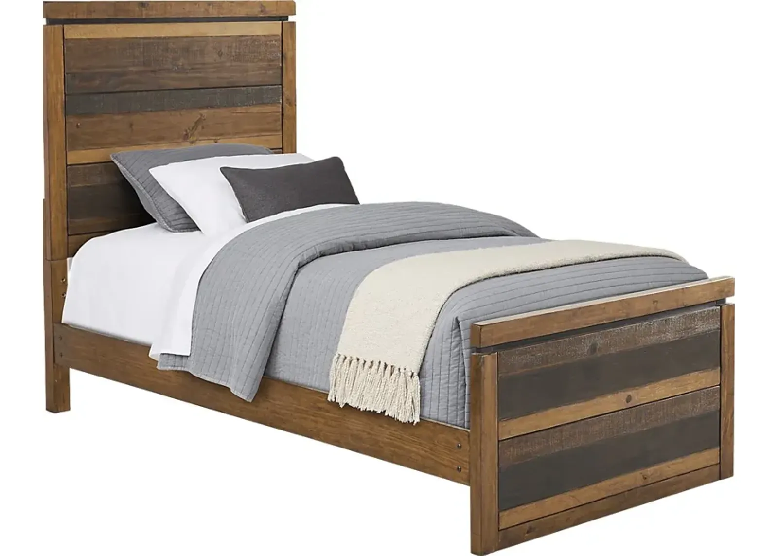 Kids Westover Hills Jr. Brown 3 Pc Twin Panel Bed