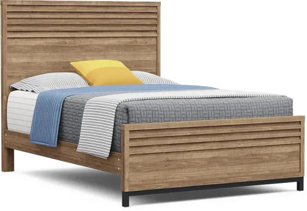 Kids Northridge Drive Caramel Full Panel Bed