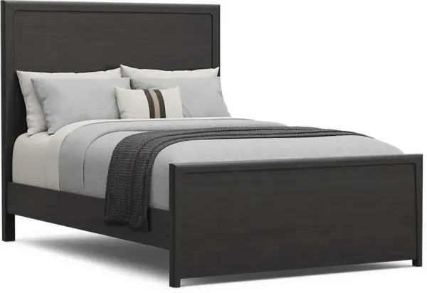 Kids Stardust Charcoal Full Panel Bed