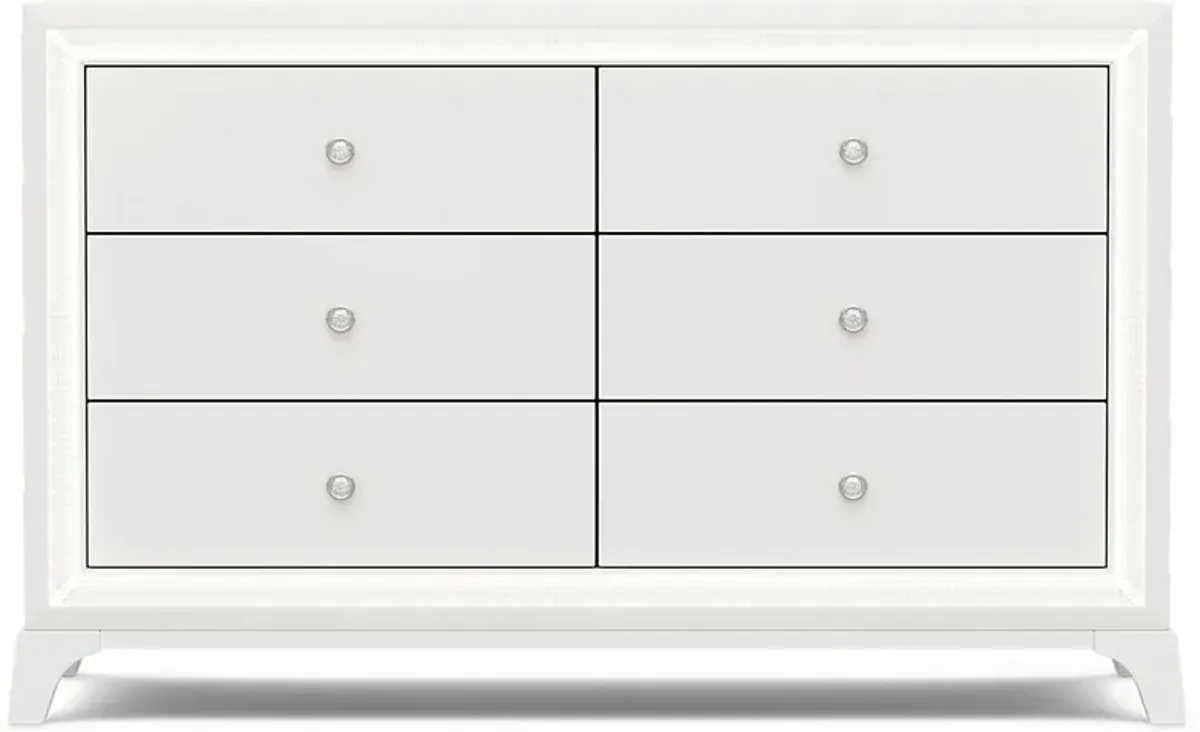 Kids Alyssa White Dresser