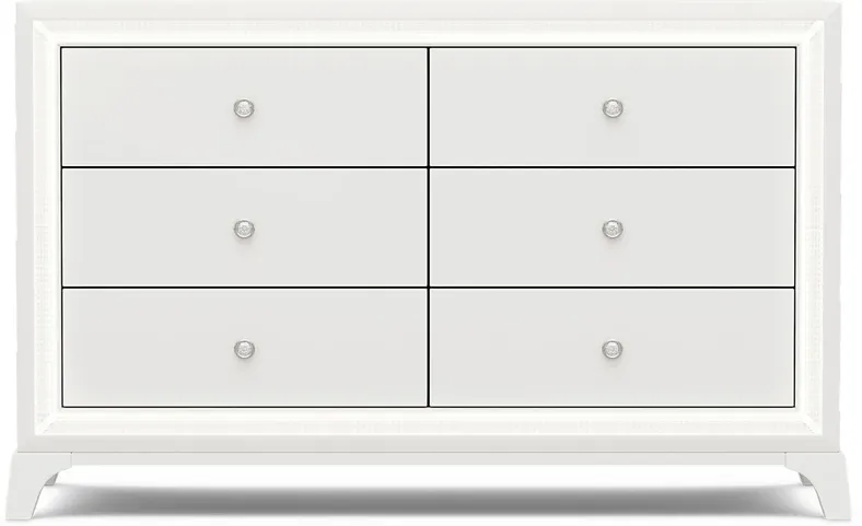 Kids Alyssa White Dresser