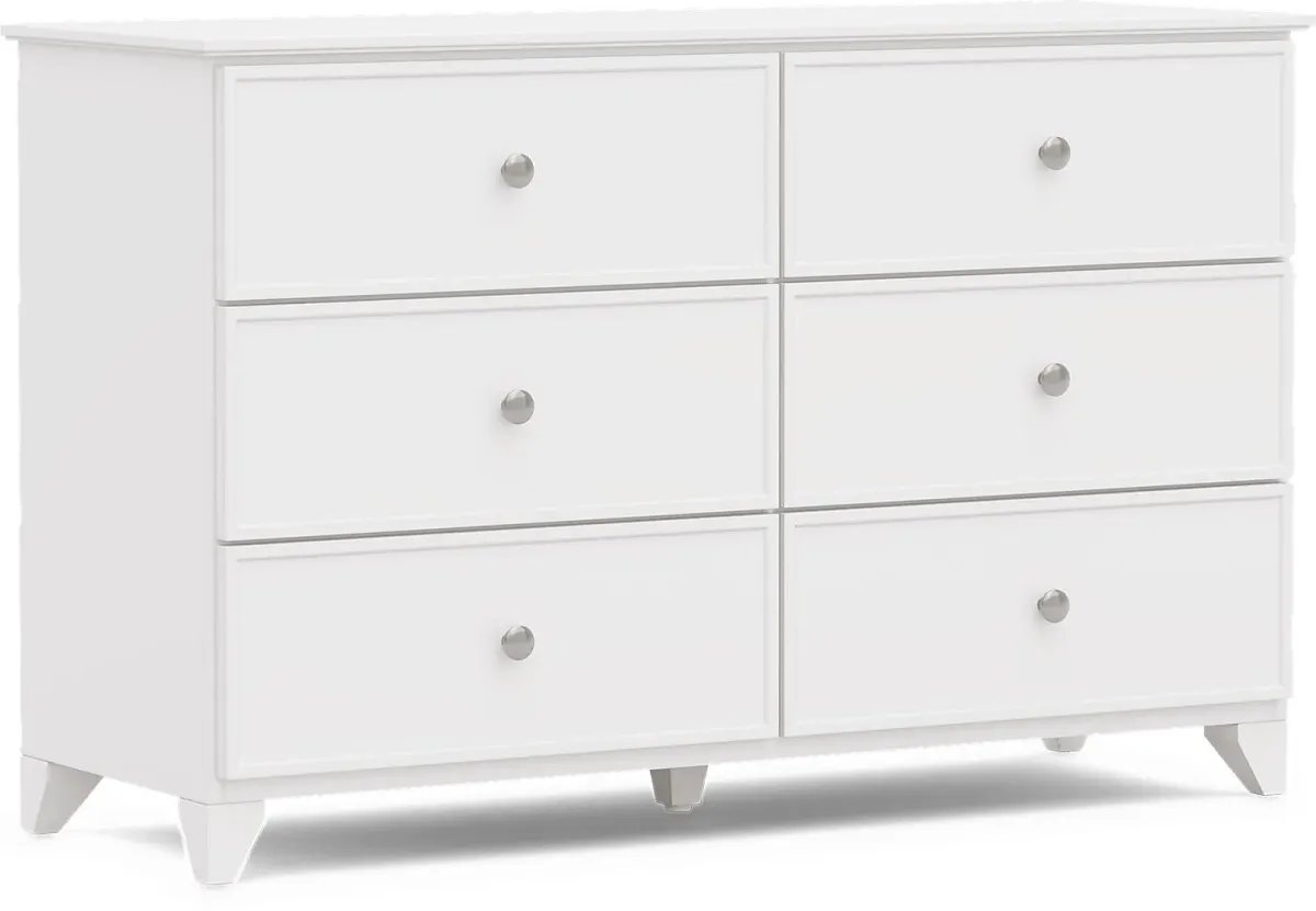 Kids Preston Place White Dresser