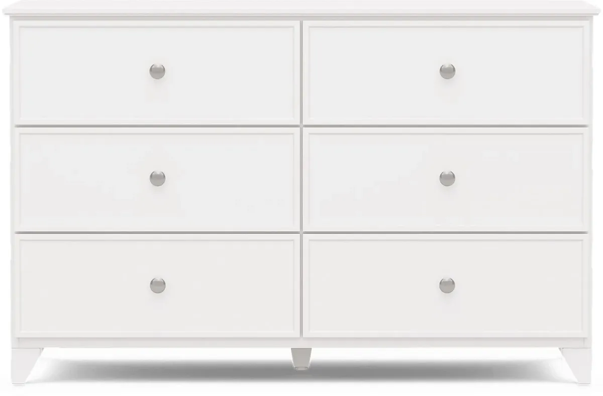 Kids Preston Place White Dresser