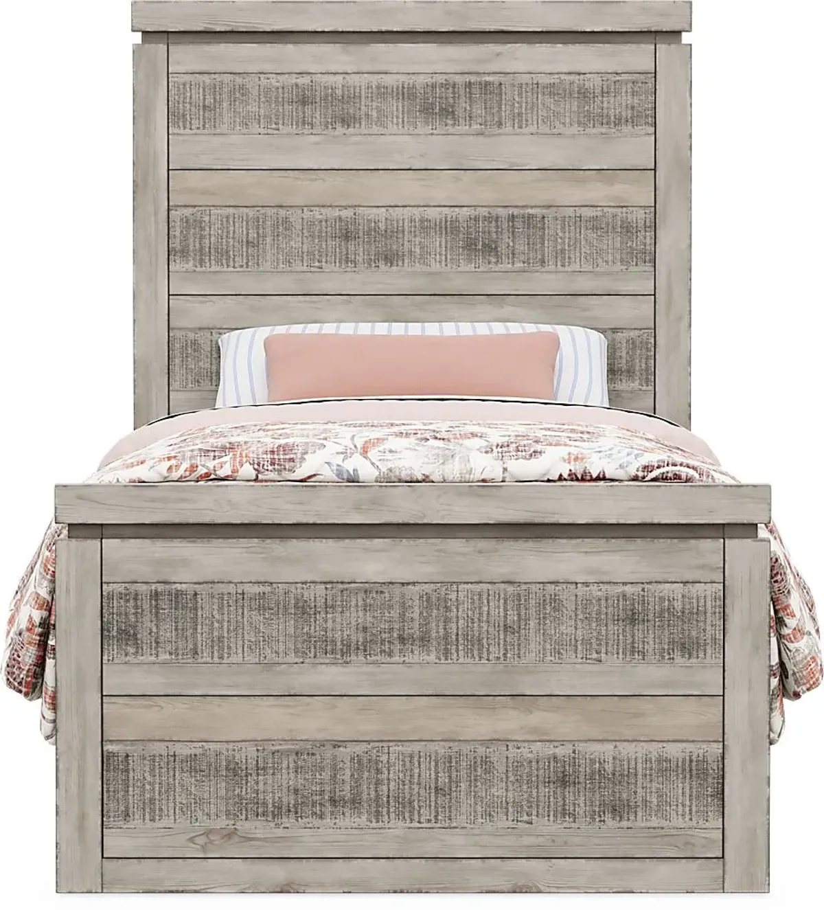 Kids Westover Hills Jr. Gray Twin Panel Bed