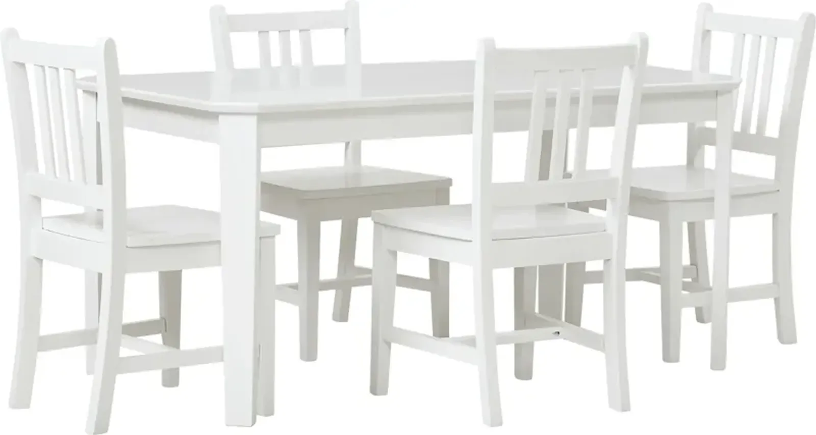 Kids Jo Jo White 5 Pc Table Set