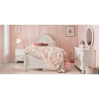 Disney Princess Dreamer White 3 Pc Twin Panel Bed