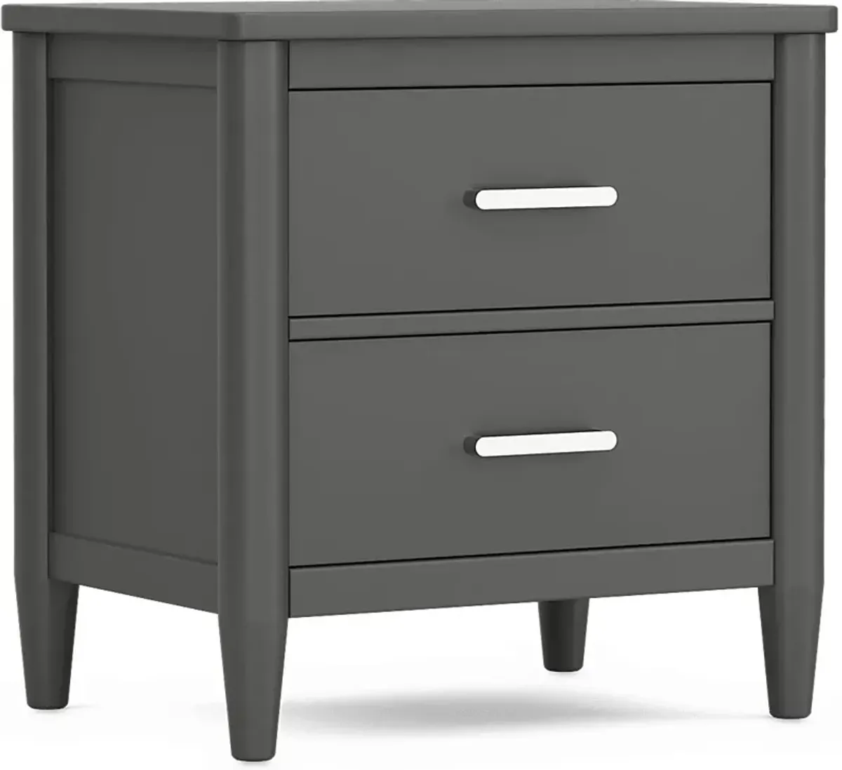 Kids Modern Colors Iron Ore Nightstand