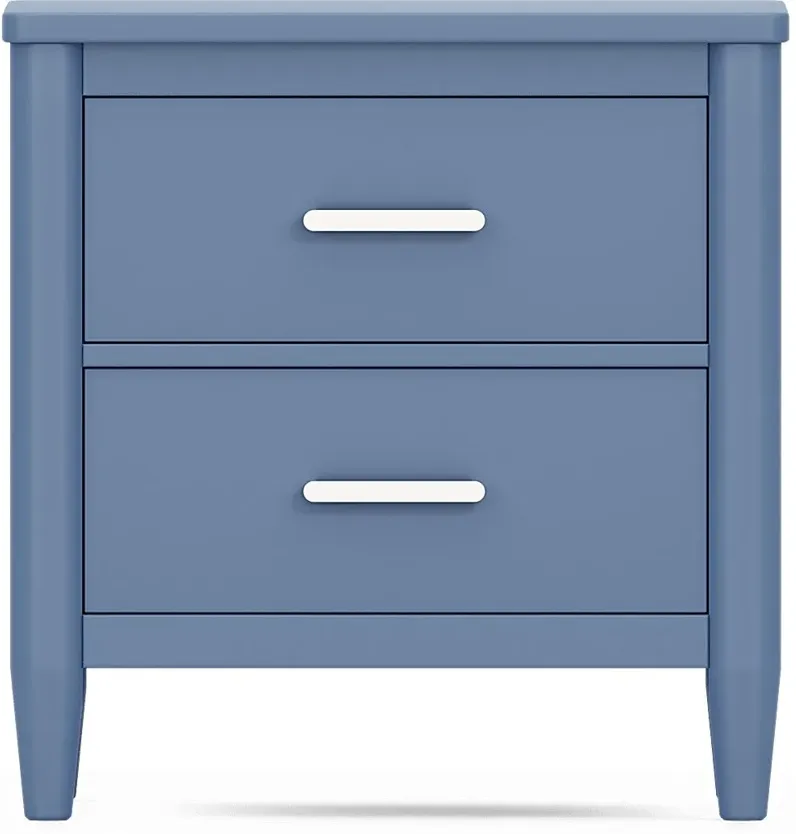 Kids Modern Colors Slate Blue Nightstand
