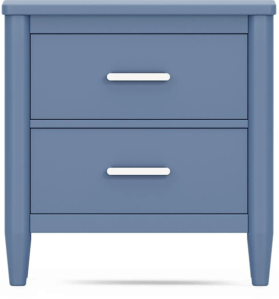 Kids Modern Colors Slate Blue Nightstand