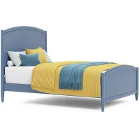 Kids Modern Colors Slate Blue 3 Pc Full Panel Bed