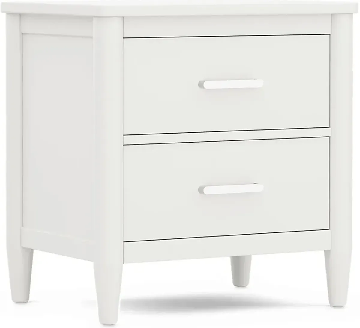 Kids Modern Colors White Nightstand