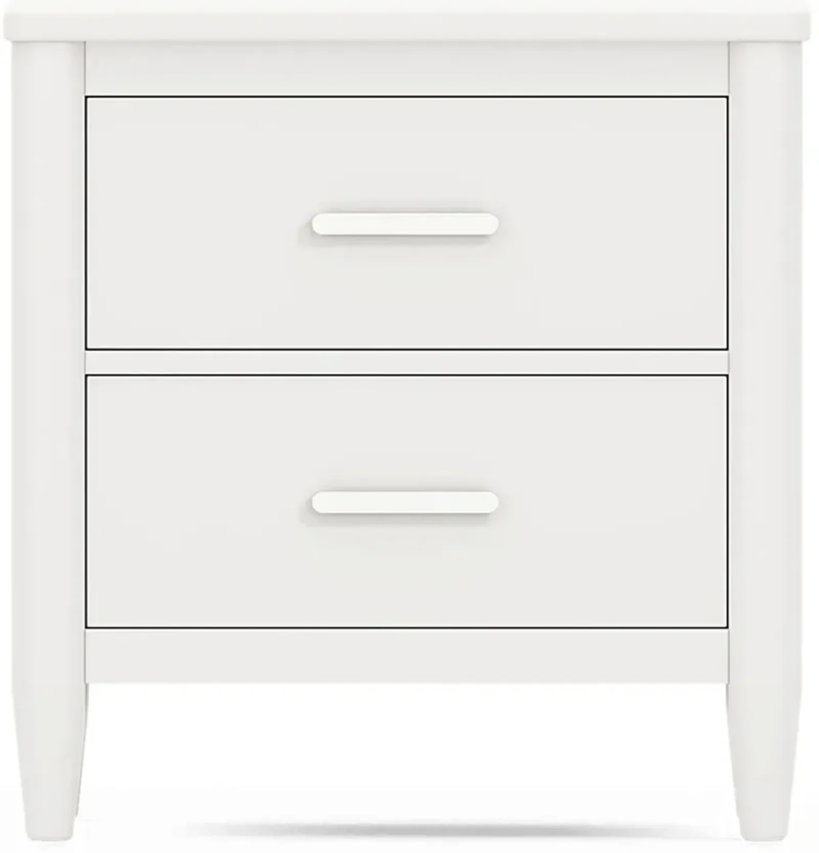 Kids Modern Colors White Nightstand