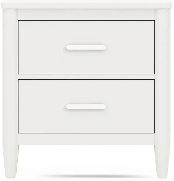 Kids Modern Colors White Nightstand