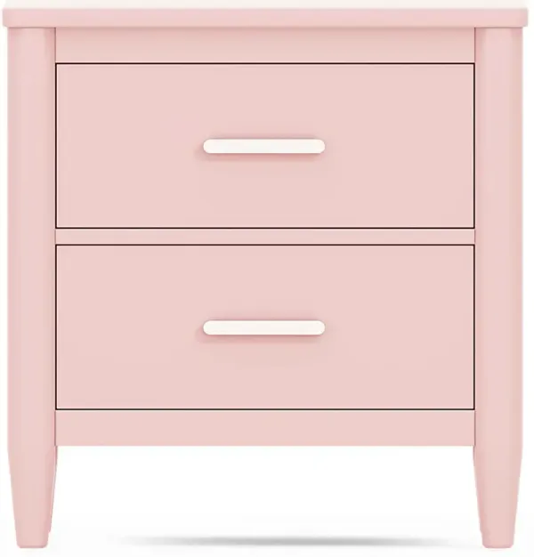 Kids Modern Colors Pink Nightstand