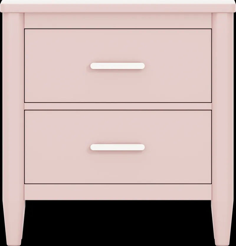Kids Modern Colors Pink Nightstand