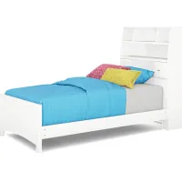 Kids Ivy League 2.0 White 3 Pc Twin Bookcase Bed