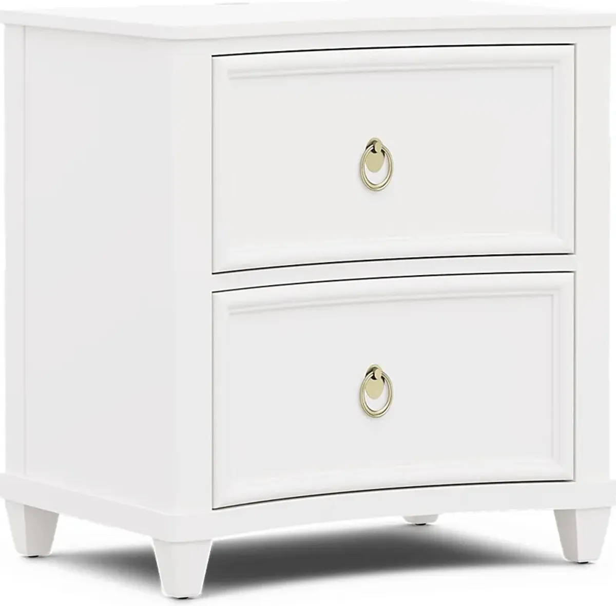 Kids Jaclyn Lane White Nightstand