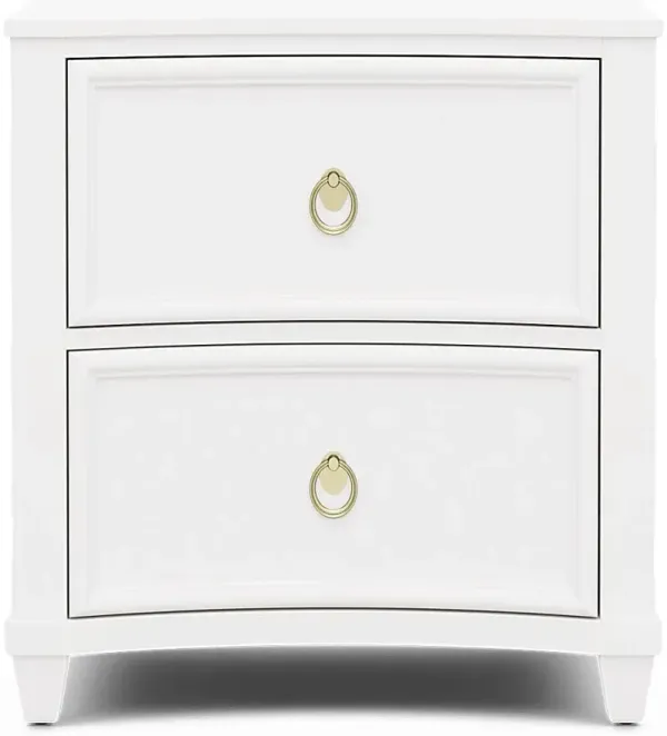 Kids Jaclyn Lane White Nightstand
