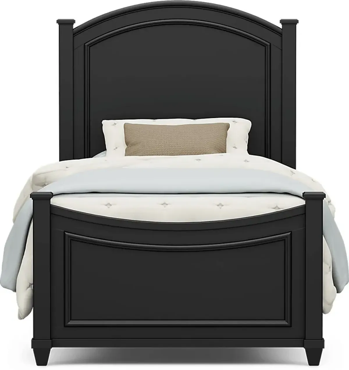 Kids Jaclyn Lane Black 5 Pc Twin Panel Bedroom