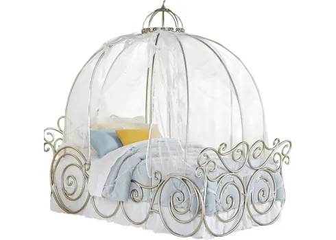 Disney - まみページ Disney Princess Fairytale Metal 5 Pc Twin Carriage Bed by